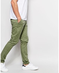 Asos Brand Skinny Pants In Light Khaki