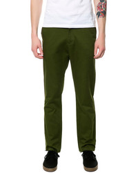 Cargo Ny The Classic Slim Straight Chino In Olive