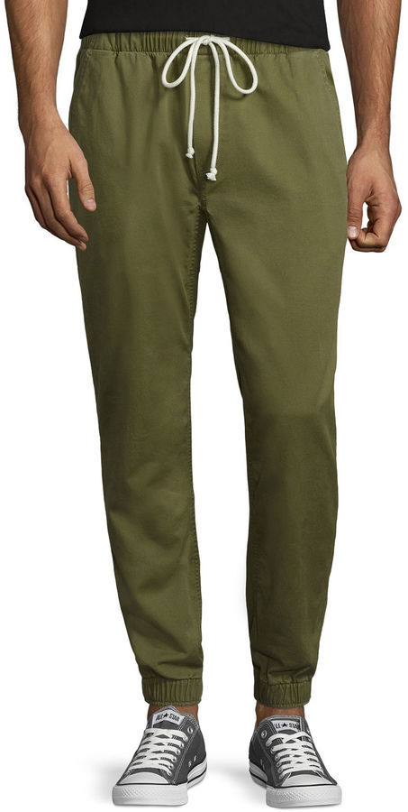 khaki joggers jcpenney