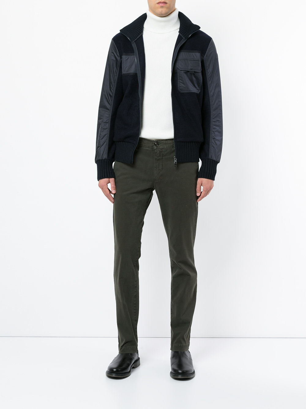 Moncler Classic Chinos, $370 | farfetch.com | Lookastic