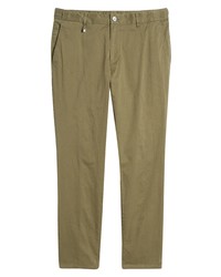 BOSS HUGO BOSS Genius Slim Fit Stretch Trousers In Open Green At Nordstrom