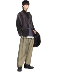 Jiyong Kim Green Cotton Trousers