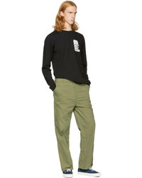 Perks And Mini Green Dm Cut Chino Trousers