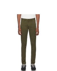 Rag and Bone Green Fit 1 Classic Chino Trousers