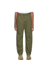 Isabel Marant Green Flyston Trousers