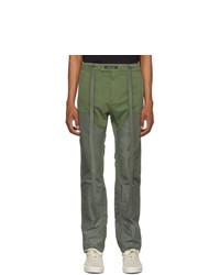 Fear Of God Green Nylon Canvas Double Front Work Trousers