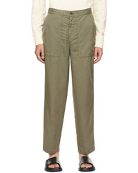 Officine Generale Green Paolo Trousers