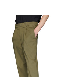 Acne Studios Green Pierre Trousers