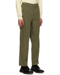 Another Aspect Green Regular Fit Trousers