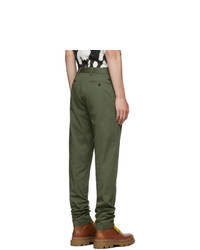 Burberry Green Shibden Chino Trousers
