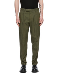 Ermenegildo Zegna Green Solid Comfort Trousers
