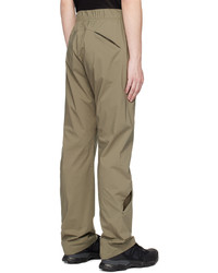 Post Archive Faction PAF Green Zip Pocket Trousers