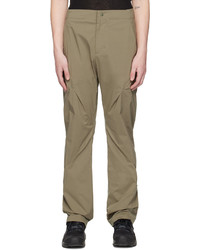 Post Archive Faction PAF Green Zip Pocket Trousers