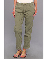 Jag Jeans Havana Chino Classic Ankle In Olive Drab