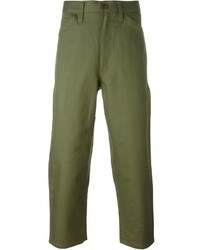 Junya Watanabe Comme Des Garons Man Tapered Cropped Trousers