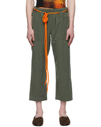 Greg Lauren Khaki Arts Trousers