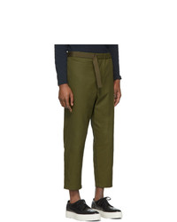 Oamc Khaki Belt Trousers