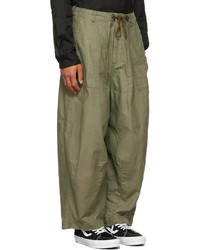 Needles Khaki Hd Fatigue Trousers