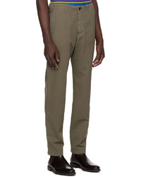 Ps By Paul Smith Khaki Patch Trousers