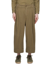 Toogood Khaki The Etcher Trousers