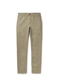 Massimo Alba Linen And Cotton Blend Trousers