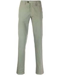 Canali Mid Rise Straight Leg Trousers