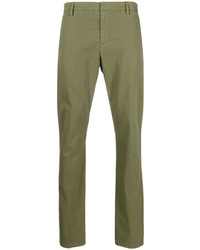 Dondup Mid Rise Stretch Cotton Trousers