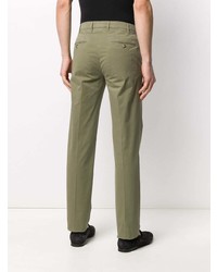 Canali Off Centre Button Chinos