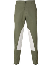 Alexander McQueen Patched Chino Trousers