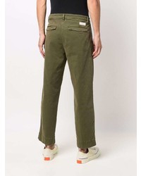 Haikure Pleat Detail Cotton Chinos