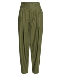 Nicholas Daley Pleated Cotton Twill Trousers