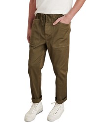 Alex Mill Pull On Cotton Twill Pants In Olive At Nordstrom