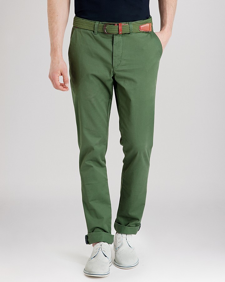 Ted Baker Sorcor Slim Fit Chino Pants, $165 | Bloomingdale's | Lookastic