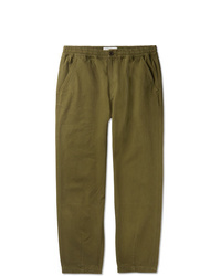 Universal Works Tapered Gart Dyed Cotton Canvas Drawstring Trousers
