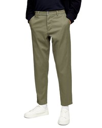 Topman Tapered Stretch Cotton Chino Pants