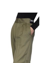 Ambush Taupe Logo Elastic Trousers