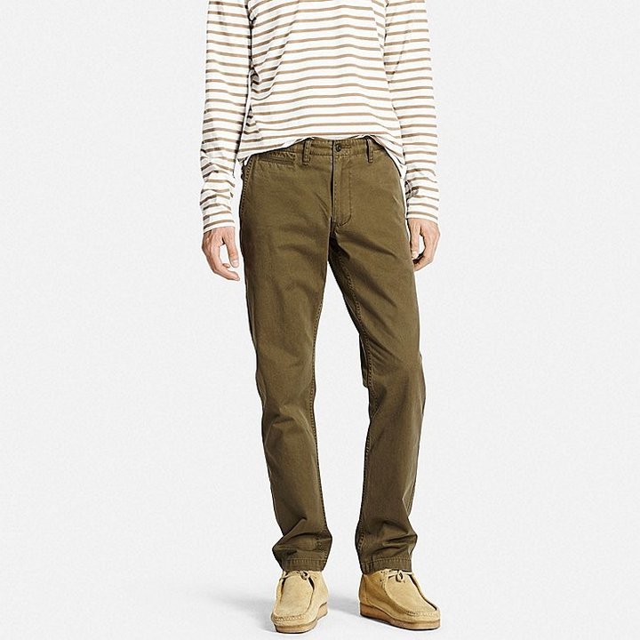 uniqlo flat front chino