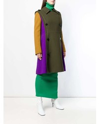 Marni Colourblock Double Breasted Coat