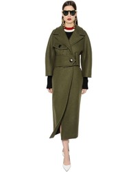 Marni Double Breasted Felted Wool Coat