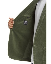 BOSS Fit Stretch Corduroy Blazer In Open Green At Nordstrom
