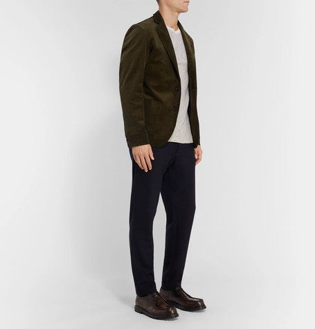 Unstructured corduroy clearance blazer