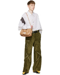 Chopova Lowena Green Cotton Trousers