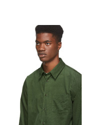 A.P.C. Green Serge Shirt