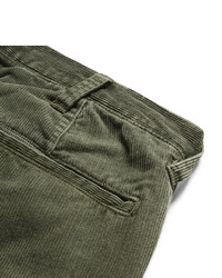 Remi Relief Slim Fit Cotton Blend Corduroy Shorts