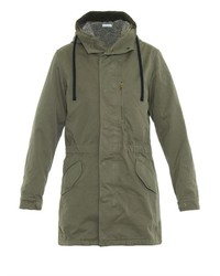 Tomas Maier Hooded Cotton Twill Parka