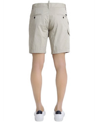 DSQUARED2 Cotton Twill Cargo Shorts