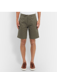 Officine Generale Fisherman Cotton Twill Shorts
