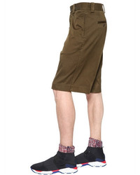 Marni Stretch Cotton Bermuda Shorts