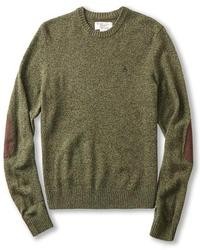Olive Crew-neck Sweater