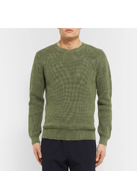 A.P.C. Anton Slim Fit Ribbed Cotton Sweater